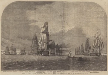 Die Baltische Flotte läuft auf die Doverstraße zu